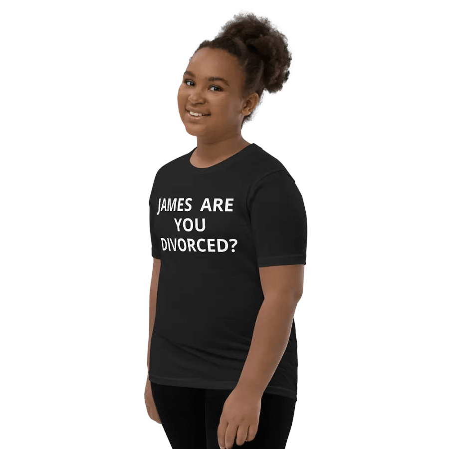PRIS-JAMES ARE YOU DIVORCED?-Bella+Canvas Youth Short Sleeve T-Shirt product image (11)