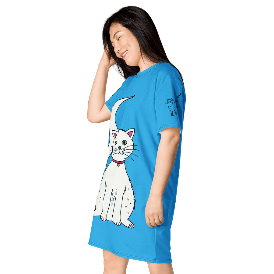 Cat (art by Dina R.) - T-Shirt Dress product image (3)