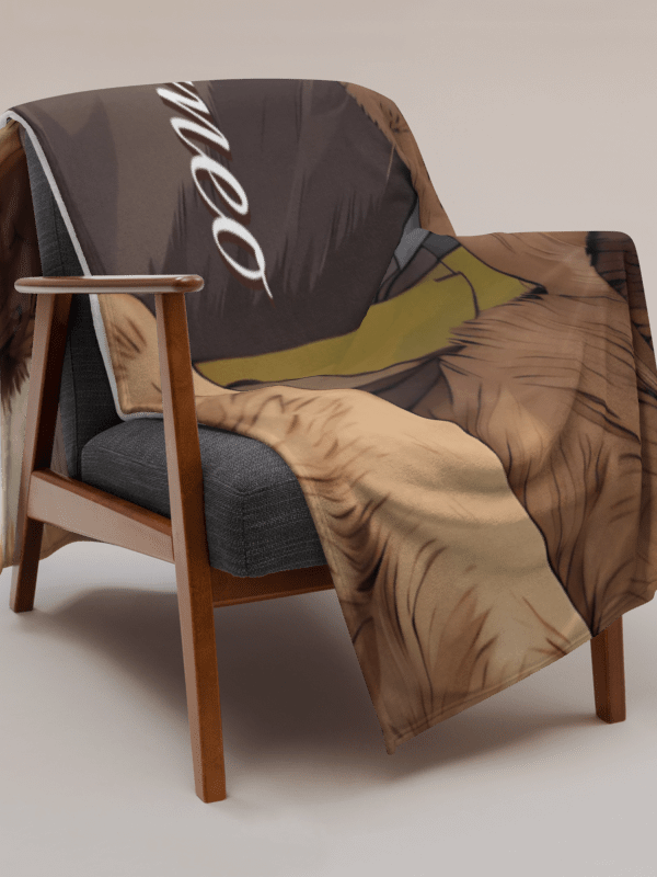 YOUR BEST FRIEND! / THROW BLANKET WITH PERSONALIZED NAME product image (5)