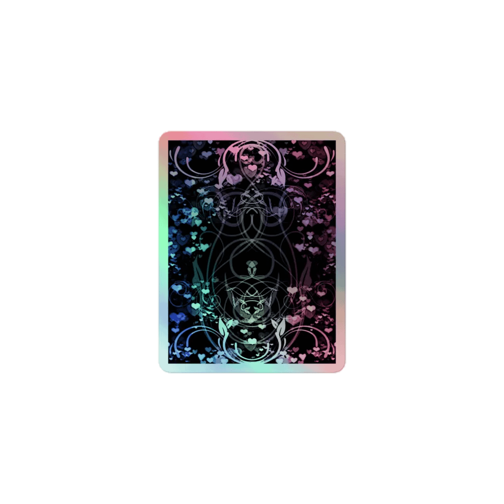 Bigender Pride Flag Sticker (Flourish Variation) product image (1)
