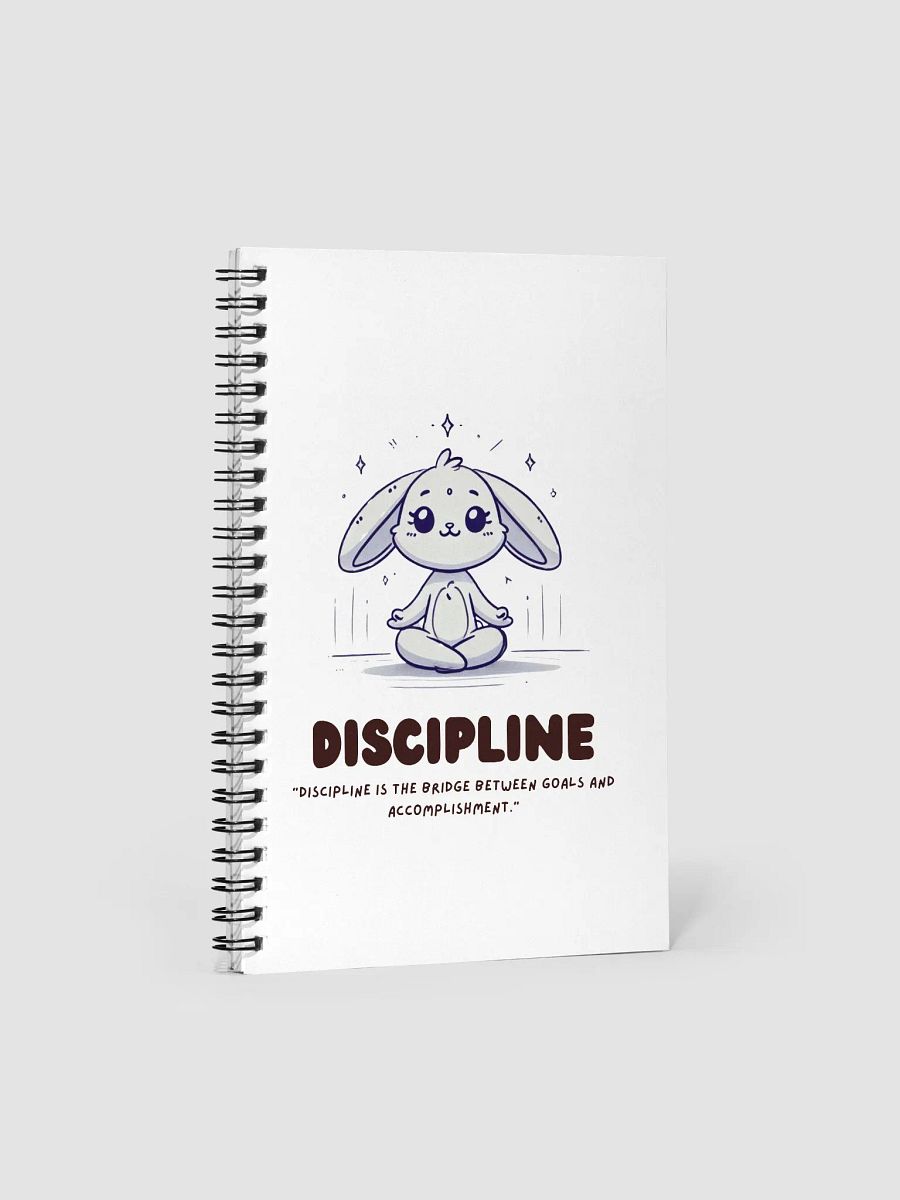 Discipline Rabbit Spiral Notebook product image (1)