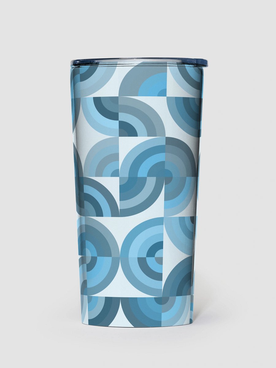 Serenity Blue Geometric Tumbler product image (1)
