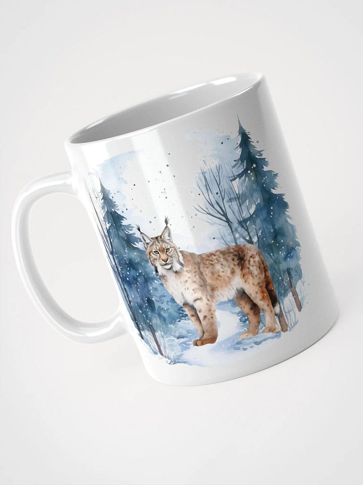Lynx Snowfall In The Forest Mug product image (2)