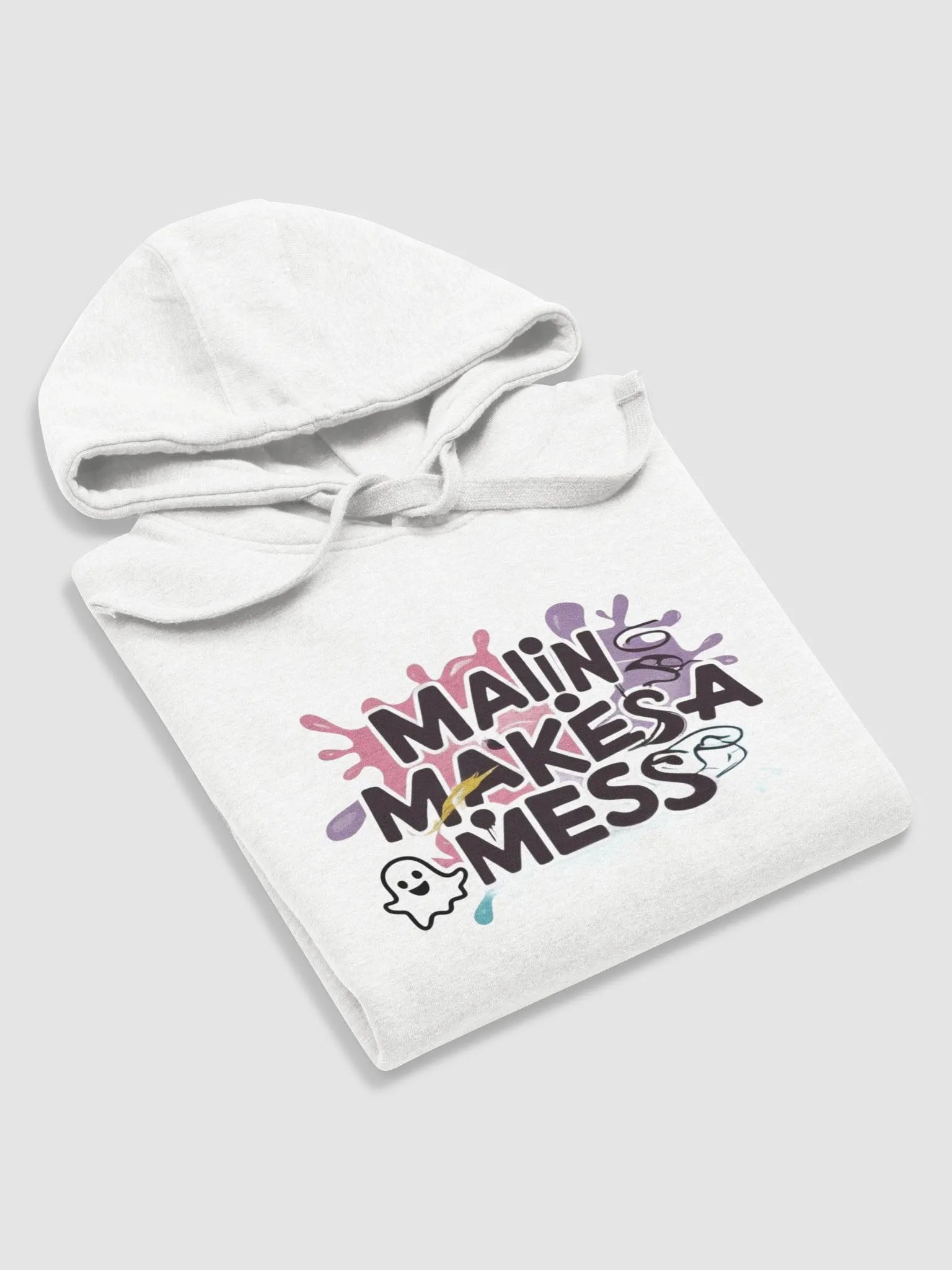 Malinmakesamess - Hoodie (printed Ghostlogo) product image (5)