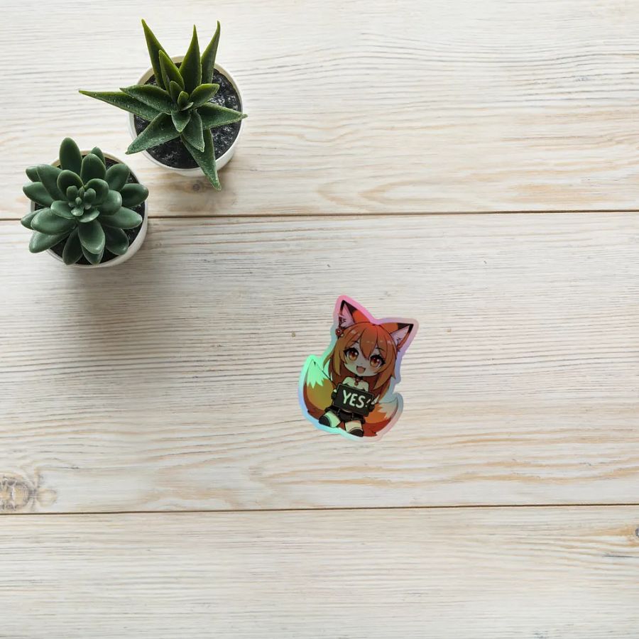 Mercurious YES Holographic Sticker product image (8)