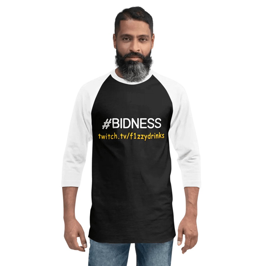 Chad The Realest - #BIDNESS Raglan Tee product image (6)