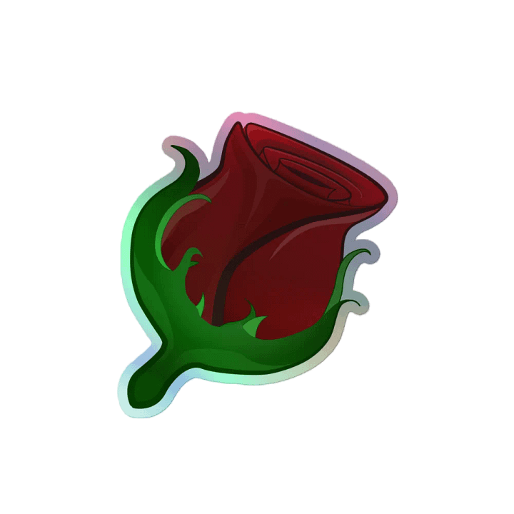 Rosebuds Logo Holo Sticker product image (2)