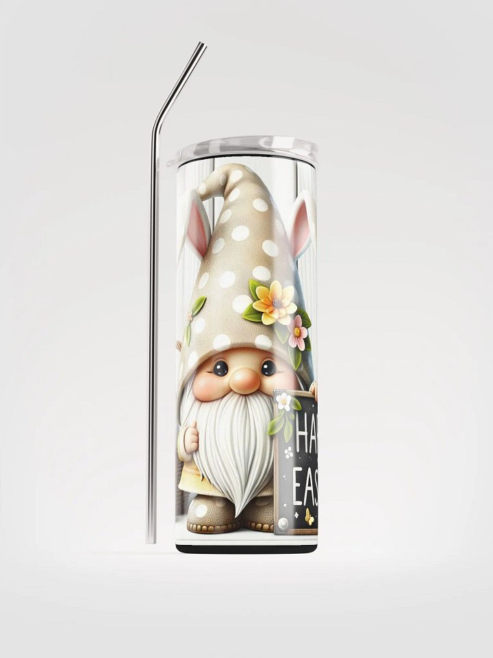 Bunny Gnome Easter Stainless Steel Tumbler product image (1)