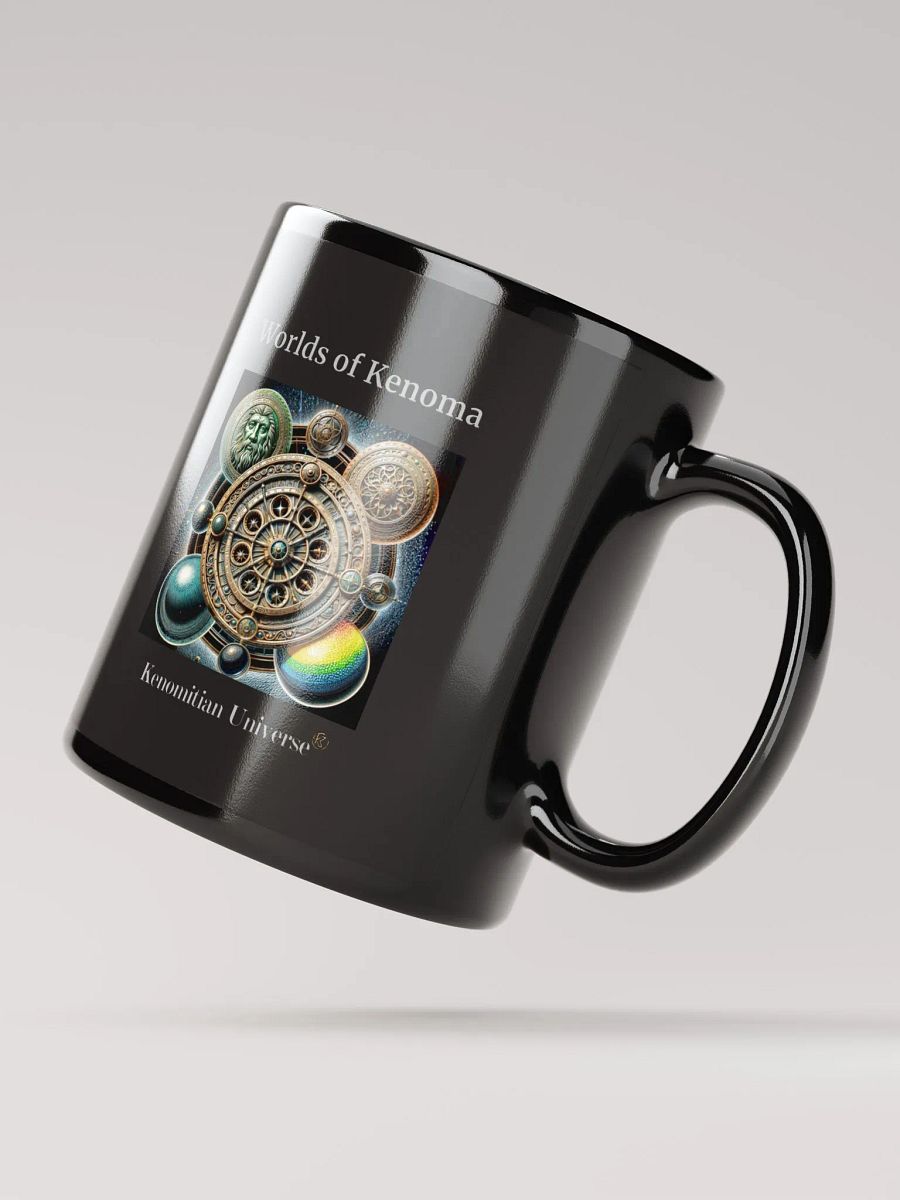 Worlds of Kenoma | Black Glossy Mug product image (3)