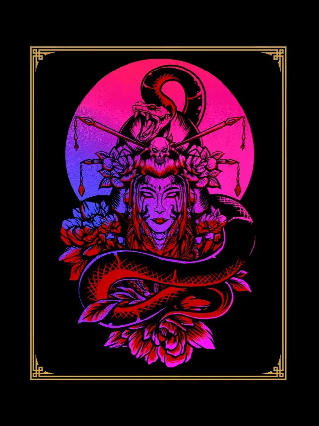 Queen of Geisha GOLDEN EDITION [16x20] product image (1)