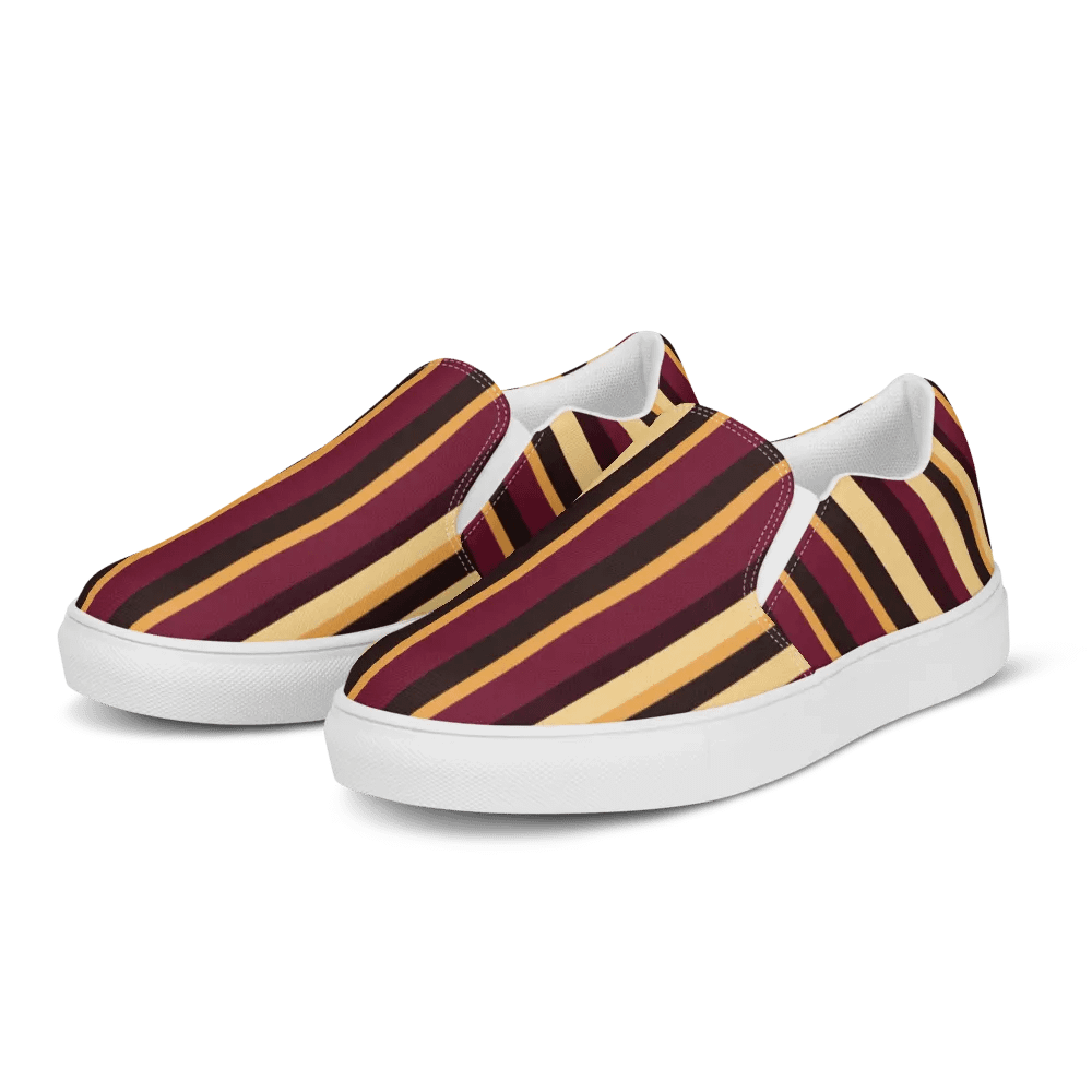 Burgundy Bliss Slip-On Canvas Shoes product image (5)