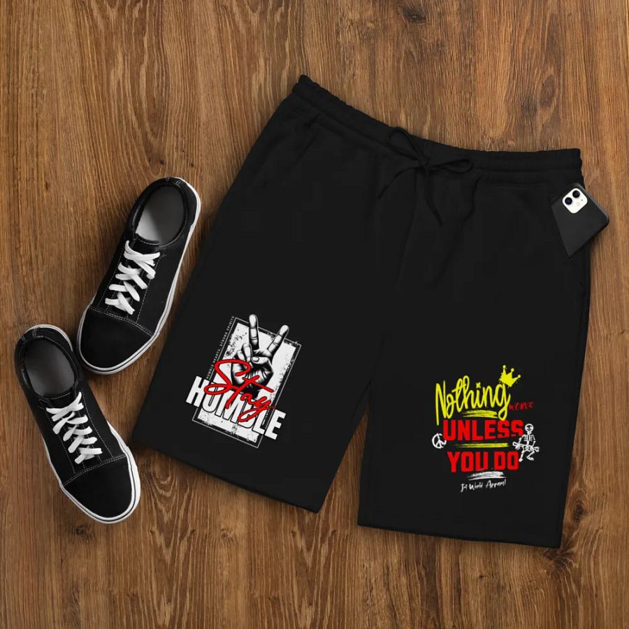 Stay Humble Fleece Shorts product image (12)