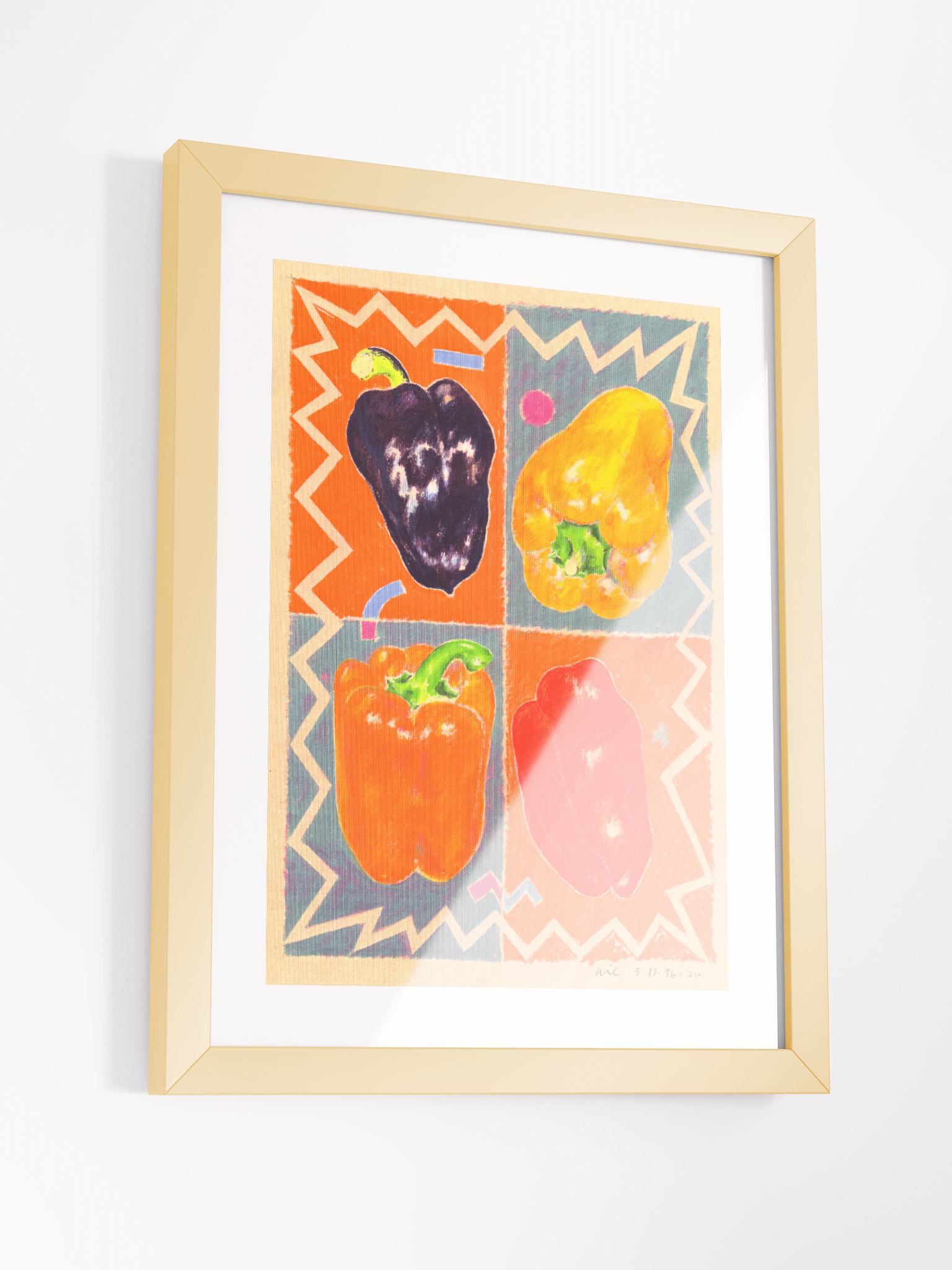 Peppers print framed product image (3)