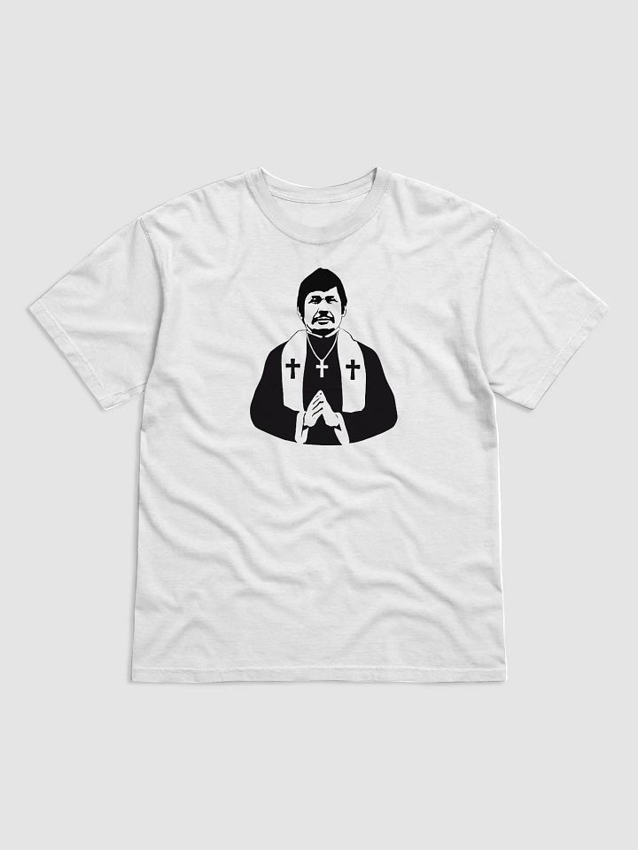 Funny 80s Charles Bronson Priest T-Shirt - Vintage Hollywood Icon Tee - Unleash the Faith and Fury Essential T-Shirt for men women product image (1)