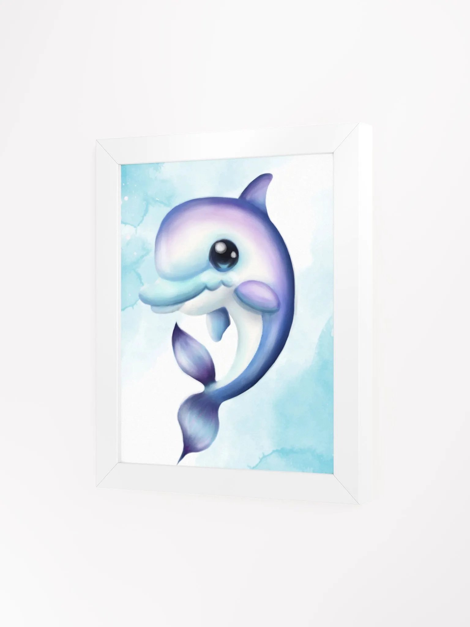Dolphin Cutie Framed Print product image (3)