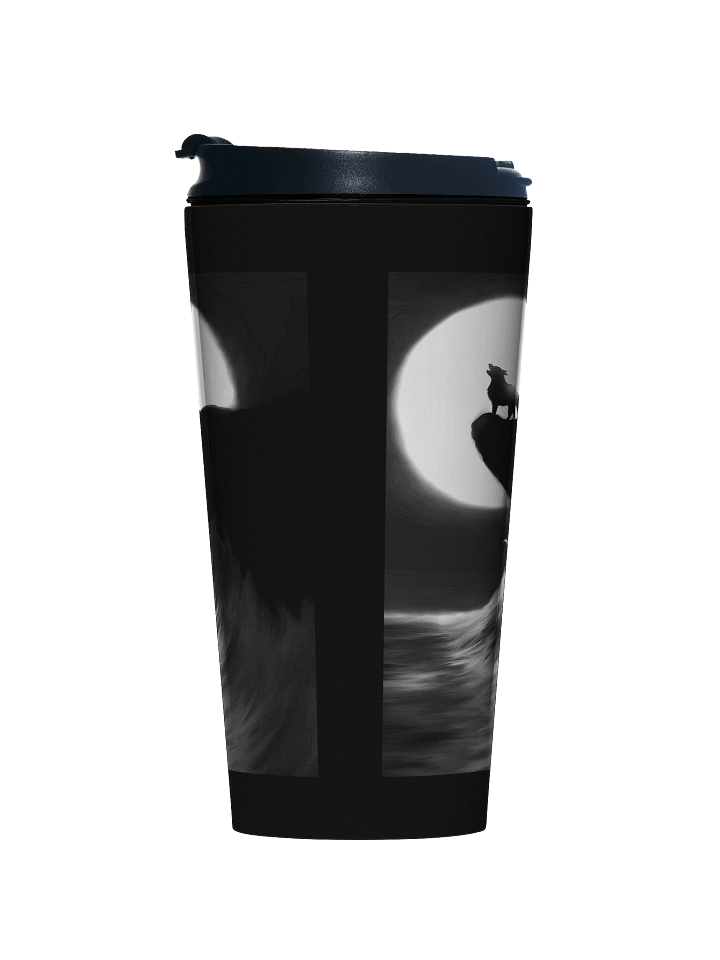 Lone Wolf Howl Stainless Steel Travel Mug product image (2)