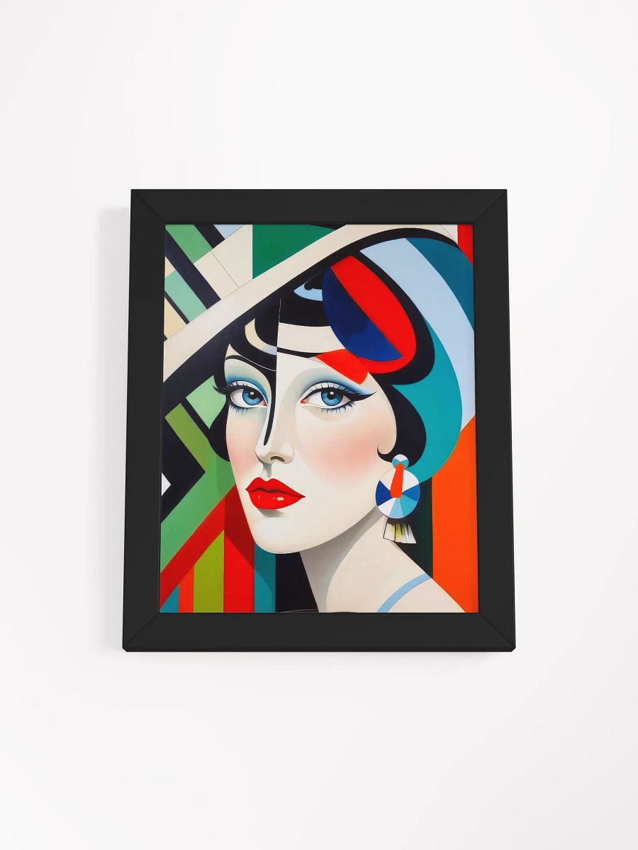 Vibrant Suzy - Flapper Girl - Wall Art - Framed product image (5)