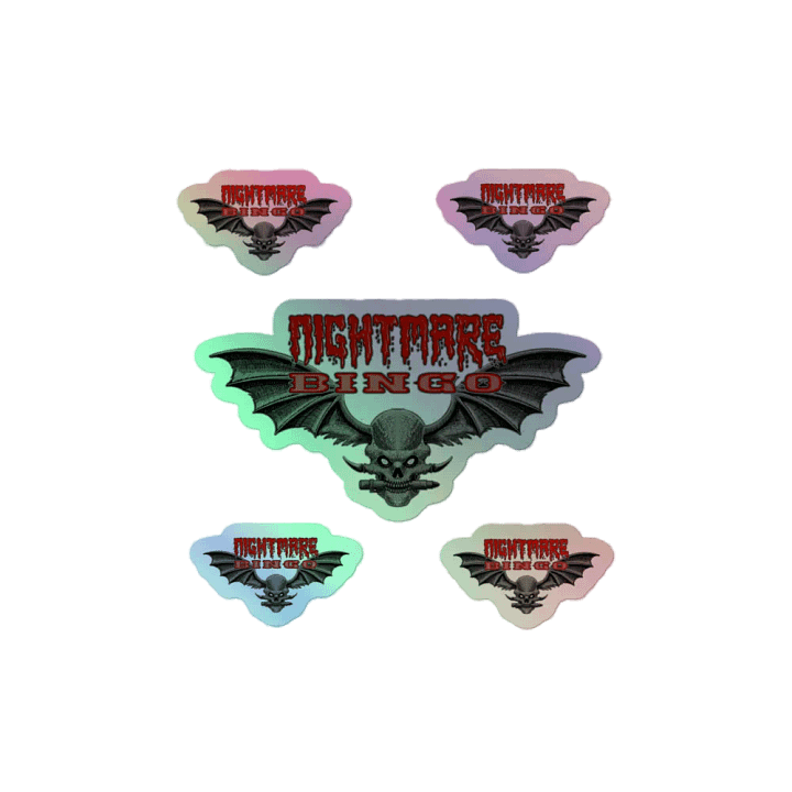 Nightmare Bingo Holographic Stickers product image (2)