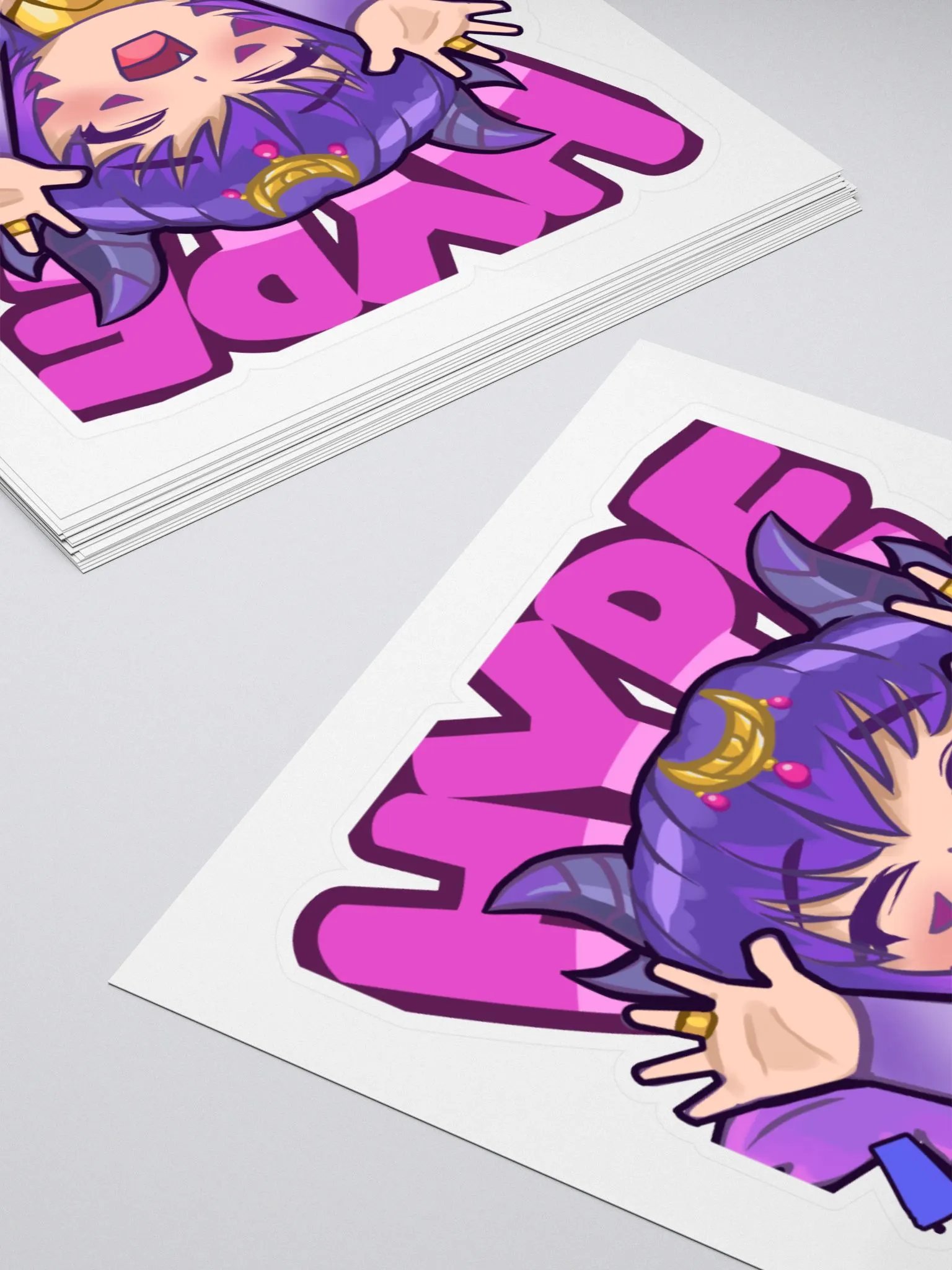 CosmicChroma - Vtuber HYPE Twitch Emote - Sticker product image (4)