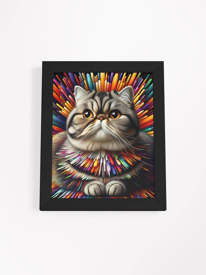 Framed High-Quality Matte Poster (in): Exotic Shorthair product image (12)