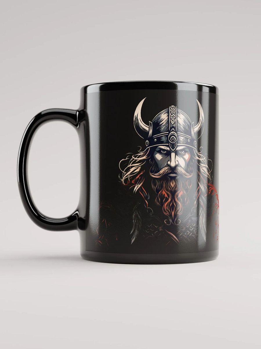 Black Glossy Mug - Viking product image (6)