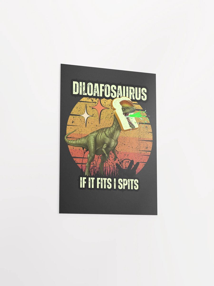Diloafosaurus - Dilophosaurus and Bread Funny Art product image (3)