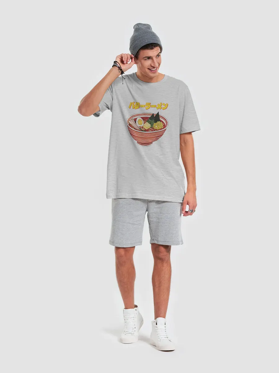 Butter Ramen Japanese Style ukiyo-e Unisex Bella Canvas 3001 T-shirt product image (6)
