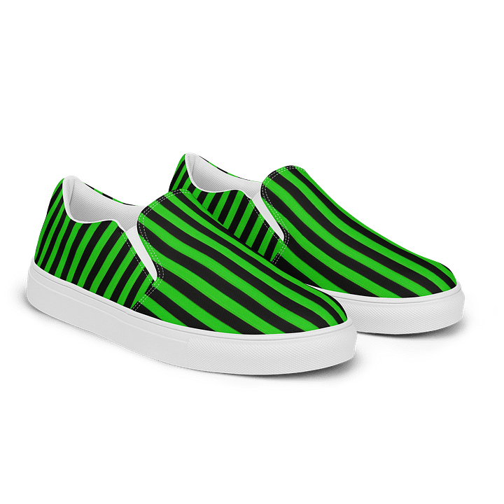 Green Stripes Slip-Ons product image (2)