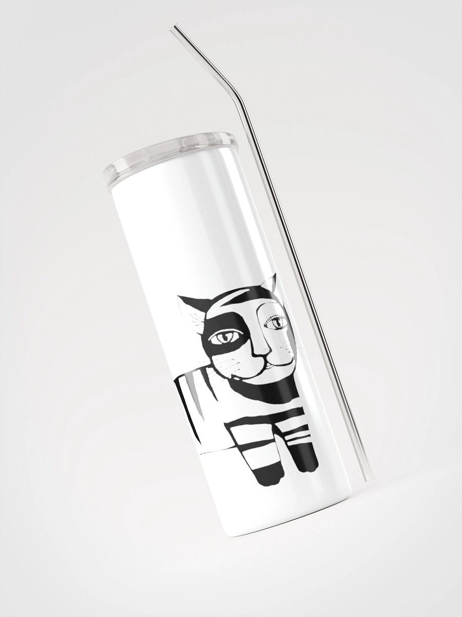 Eco-Friendly Stainless Steel Tumbler with Reusable Straw product image (3)