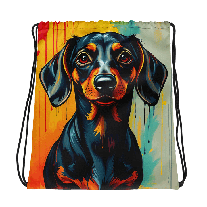 Vibrant Dachshund Dreams Drawstring Bag product image (1)