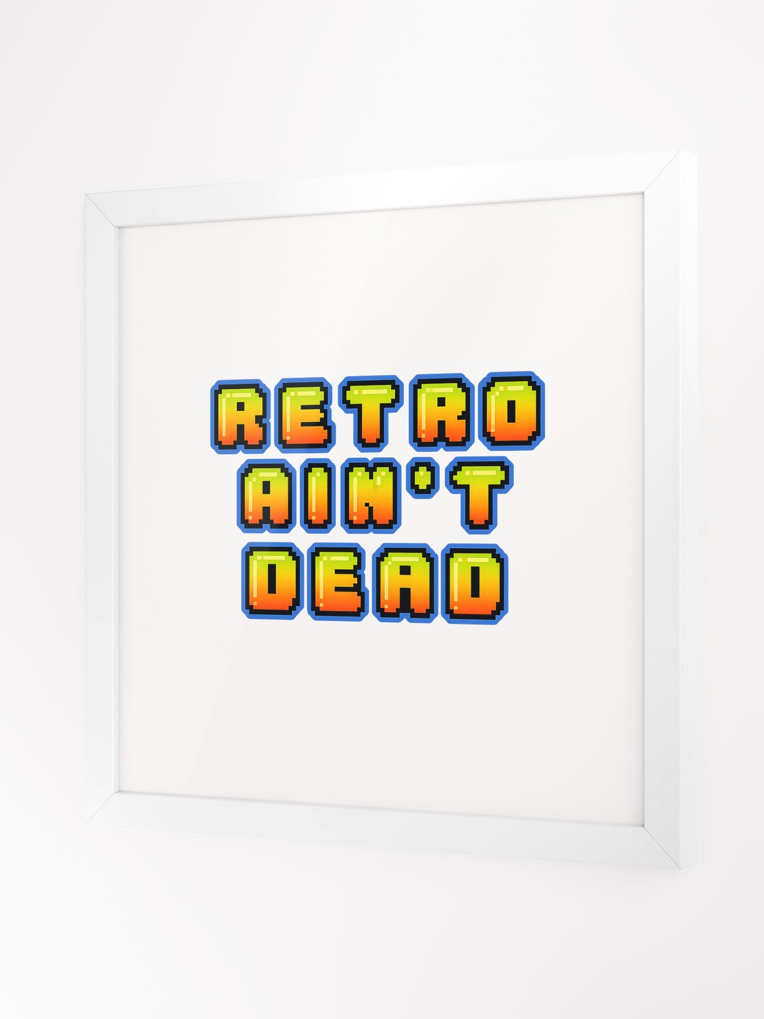 Pixelated Retro Vibes Framed Poster product image (2)
