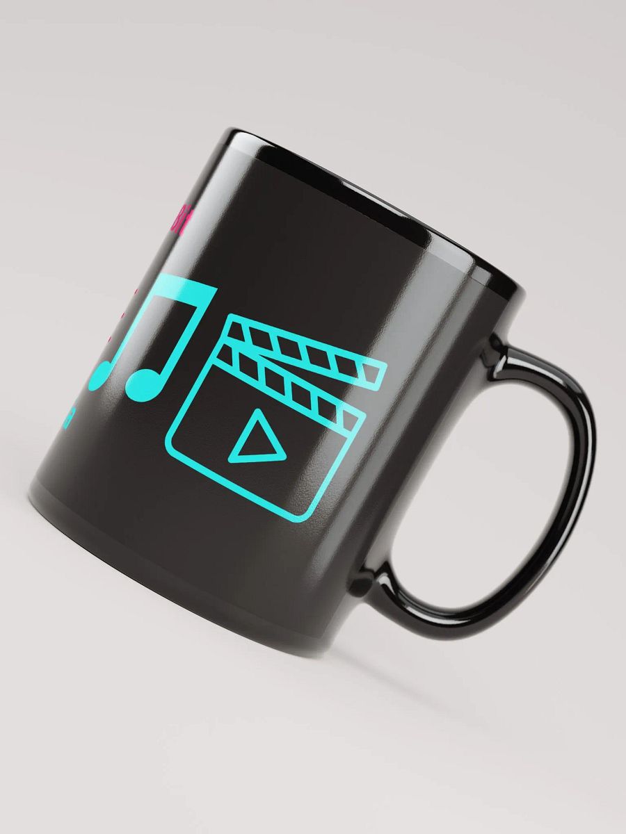 Bit By Bit Media Retro Color Scheme Black Mug product image (4)