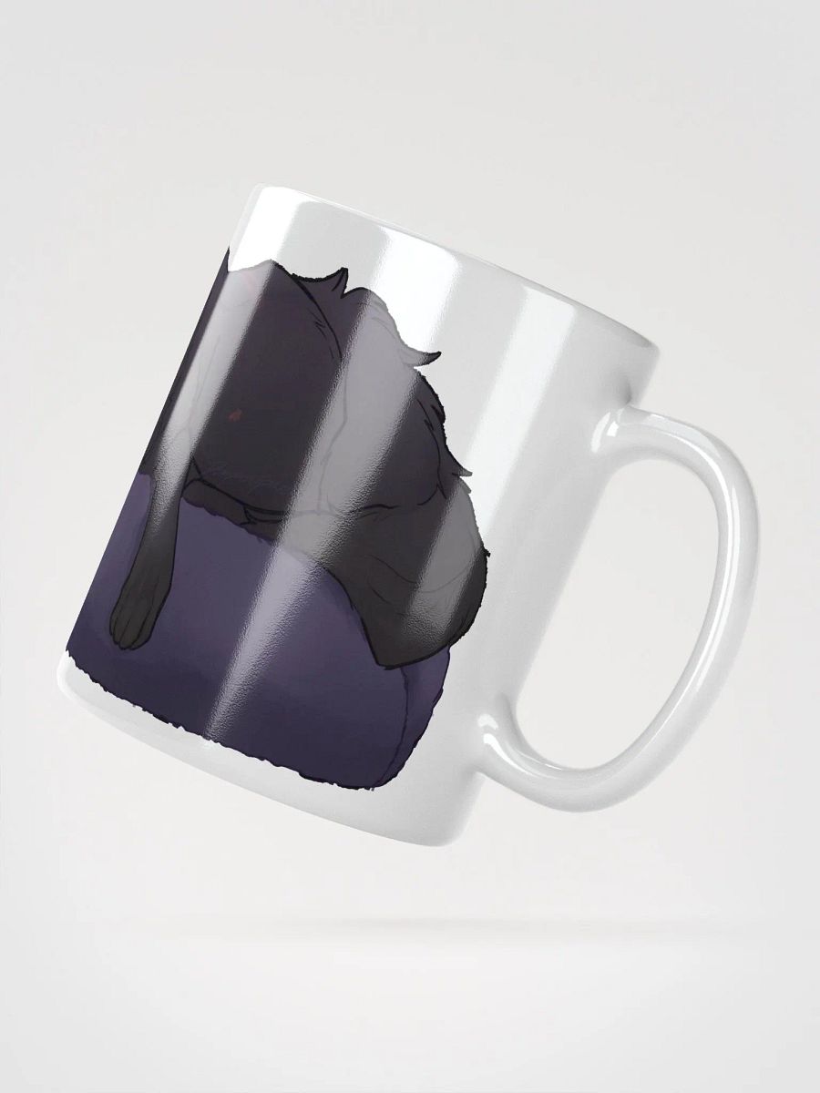 "The Slumbering Wolf" White Mug product image (2)