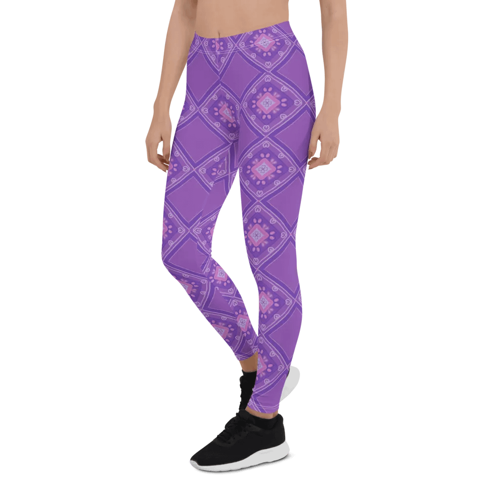 Lilac Pattern Leggings product image (6)