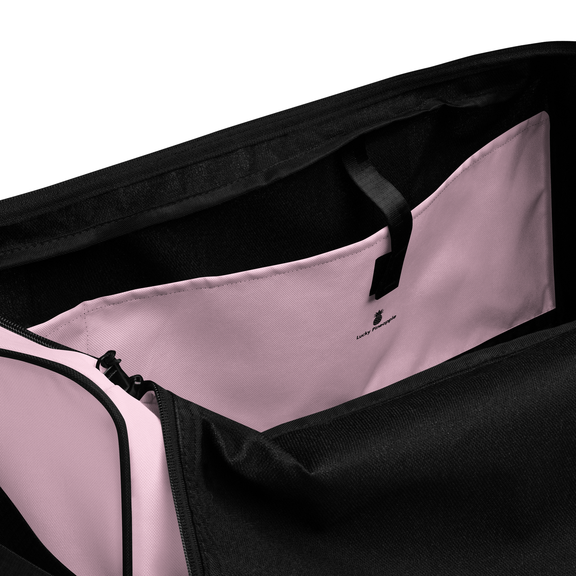 Baby Pink Solid Color Duffel Bag product image (6)
