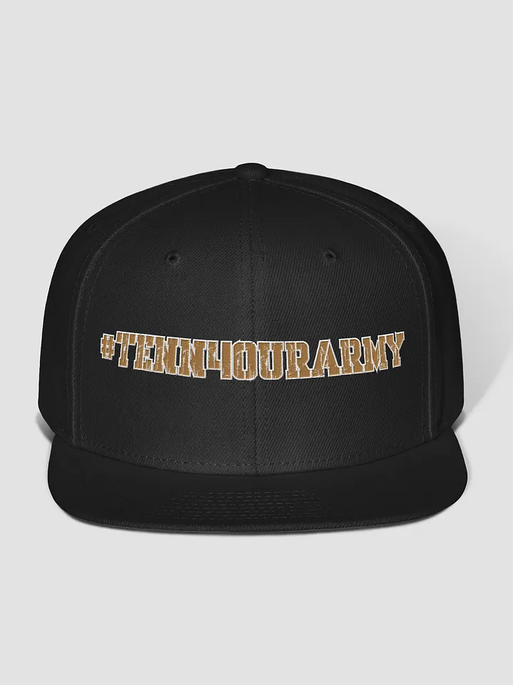#TENN4OURARMY Tan (EMBROIDERED) SNAPBACK CAP product image (2)