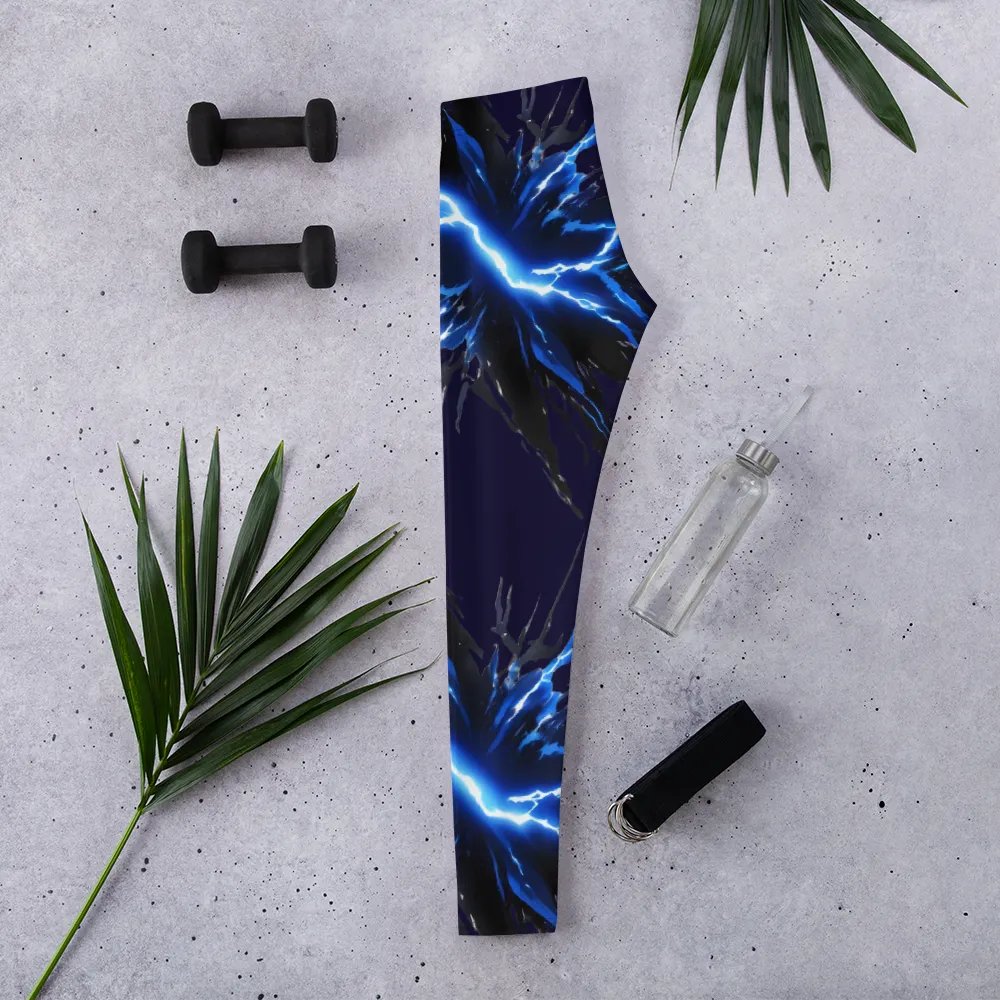 Blue Voltage Splat Yoga Pants product image (3)