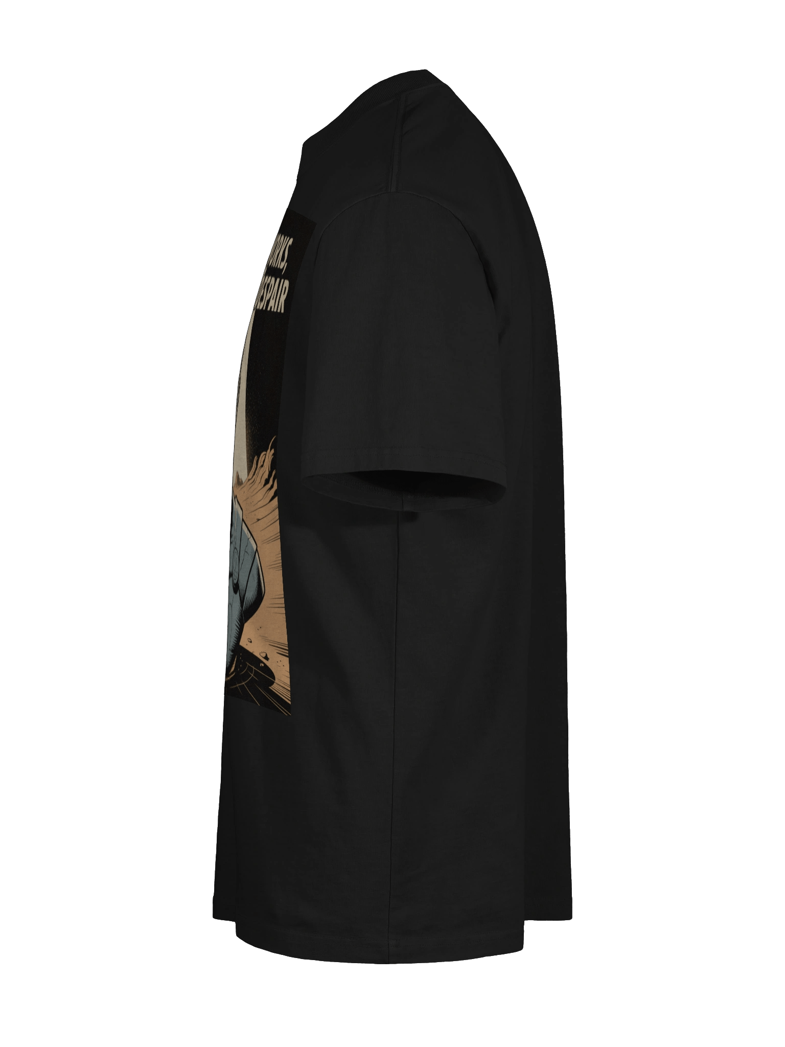 Look Upon My Works: Ozymandias Inspired Oversized Faded T-Shirt product image (10)