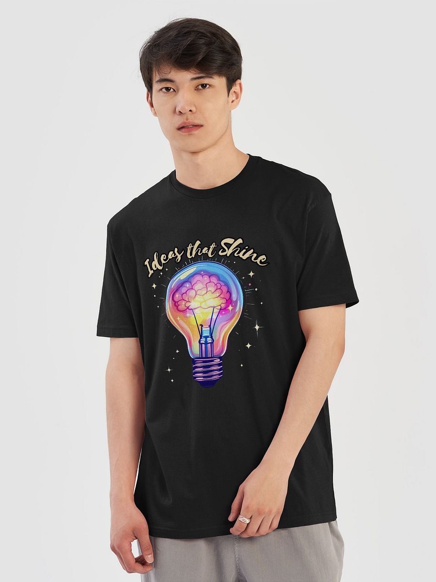 Radiant Minds T-Shirt - Bold Brain Lightbulb Tee for Creative Thinkers - Vibrant Art Shirt product image (5)