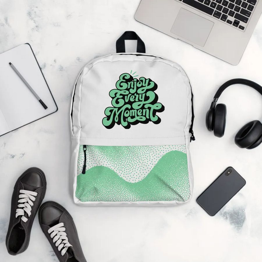 Enjoy Every Moment All-Over Print Backpack product image (5)