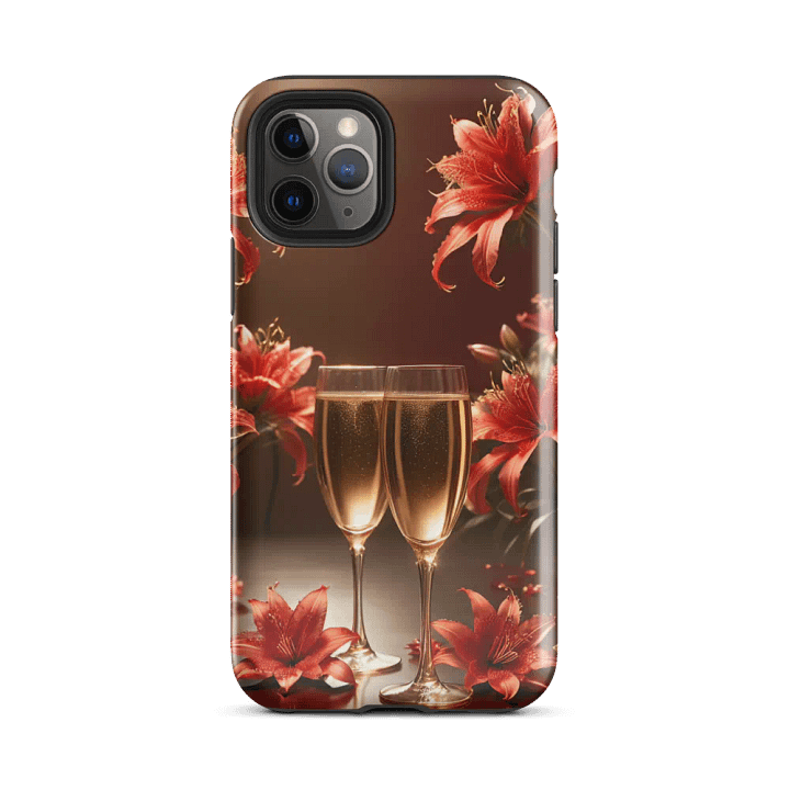 Champagne Celebration iPhone Tough Case - Floral Elegance product image (25)