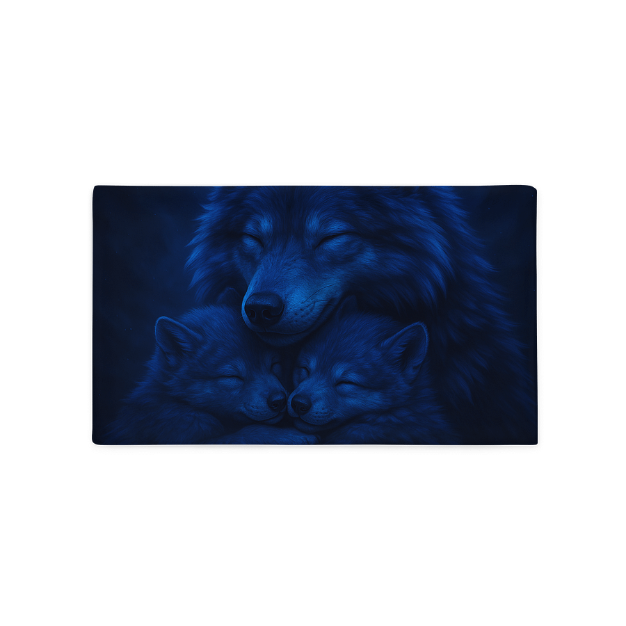 Serenity Blue Wolf Pack Pillowcase product image (5)