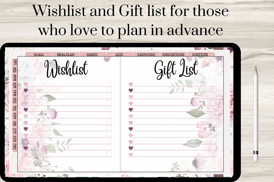 Goodnotes Digital Planning Journal | Clickable Links product image (6)