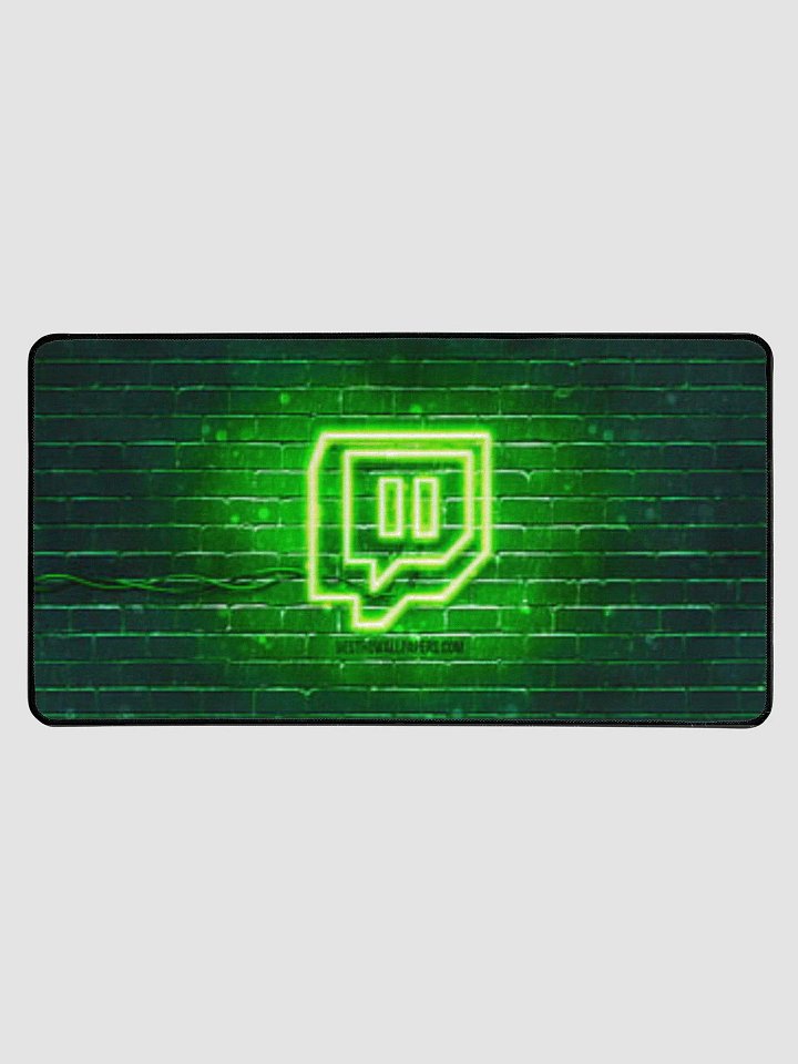 TWITCH GAMING DESK PAD - VERDE NEON product image (1)