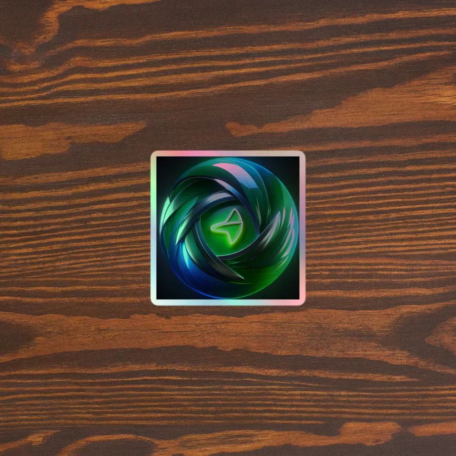 Luminous Logo Holographic Sticker Set product image (5)