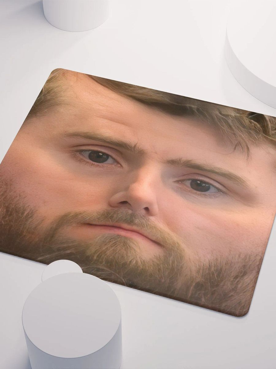 Squished Linus head gaming mousepad product image (3)
