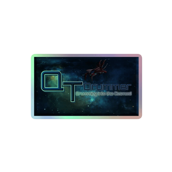 QTDrummer Sticker product image (2)