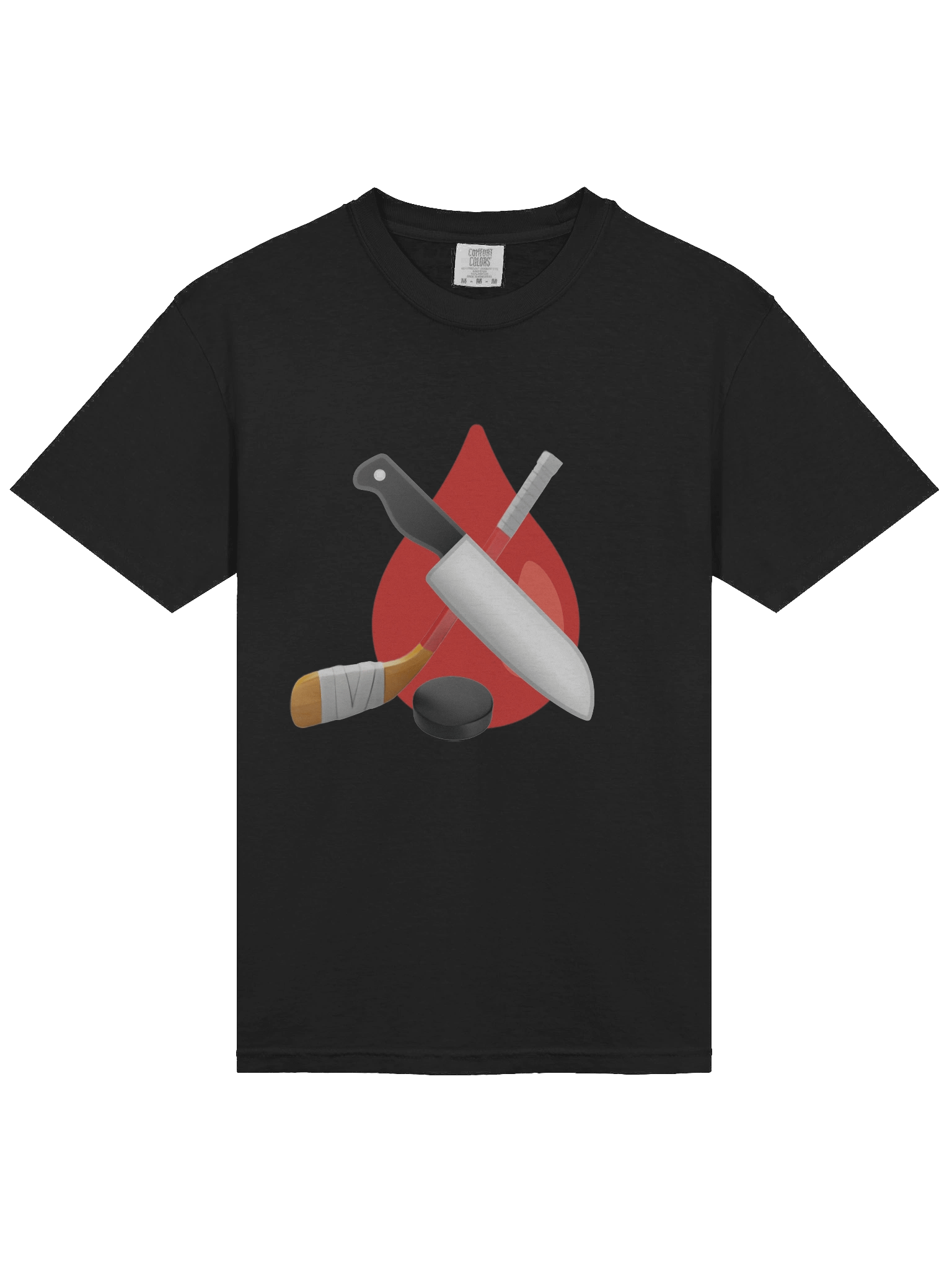 Scarymojis Hockey Stab Tee product image (14)