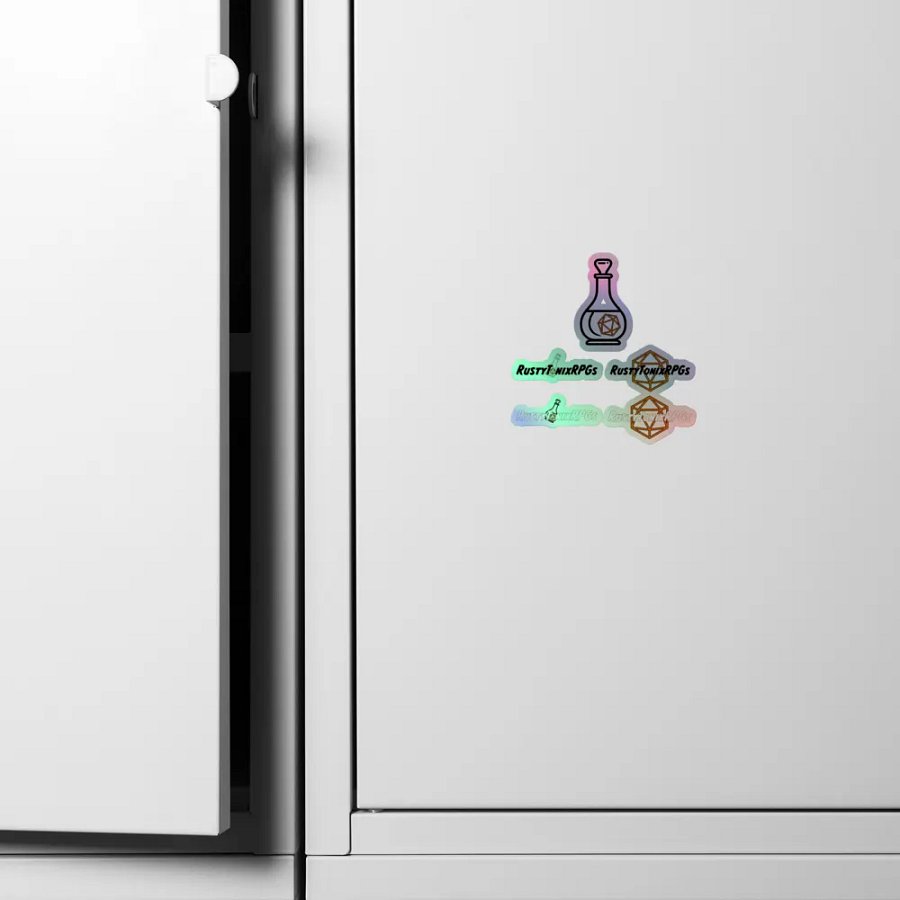 Holographic Sticker Sheet (Logos) product image (4)