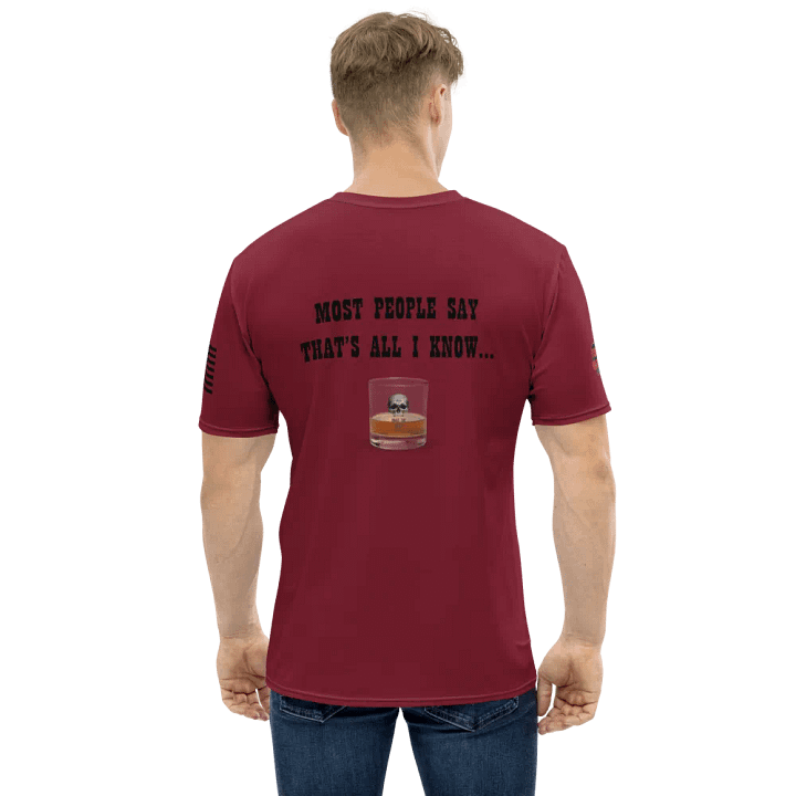 Sad Songs T Shirt (Burgundy) product image (2)